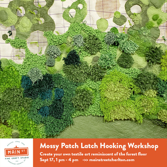 Workshop: Mossy Patch Latch Hooking with Mallory Zondag